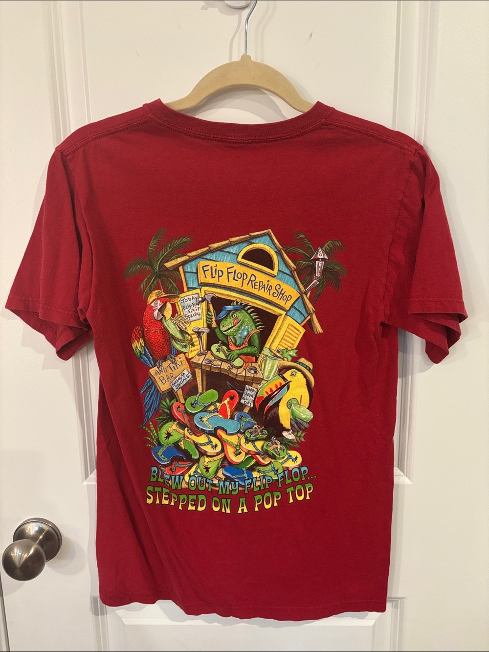 Margaritaville Red Graphic Tee - Flip Flop Repair Shop